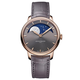 Arnold &amp; Son Perpetual Moon 38 Gold Cliff Grey Edition